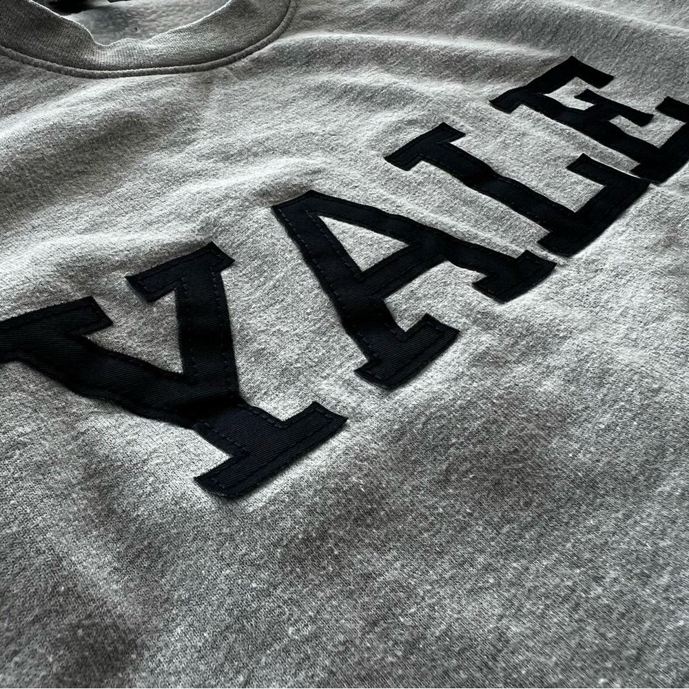 YALE Official Campus Crew Varsity Sweater